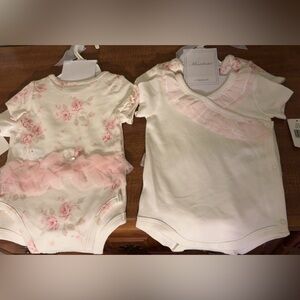 Adorable Baby Girl Ruffle Bodysuits